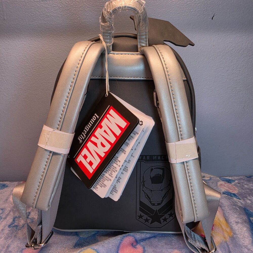 Loungefly Marvel War Machine Mini Backpack - Picture 4 of 5